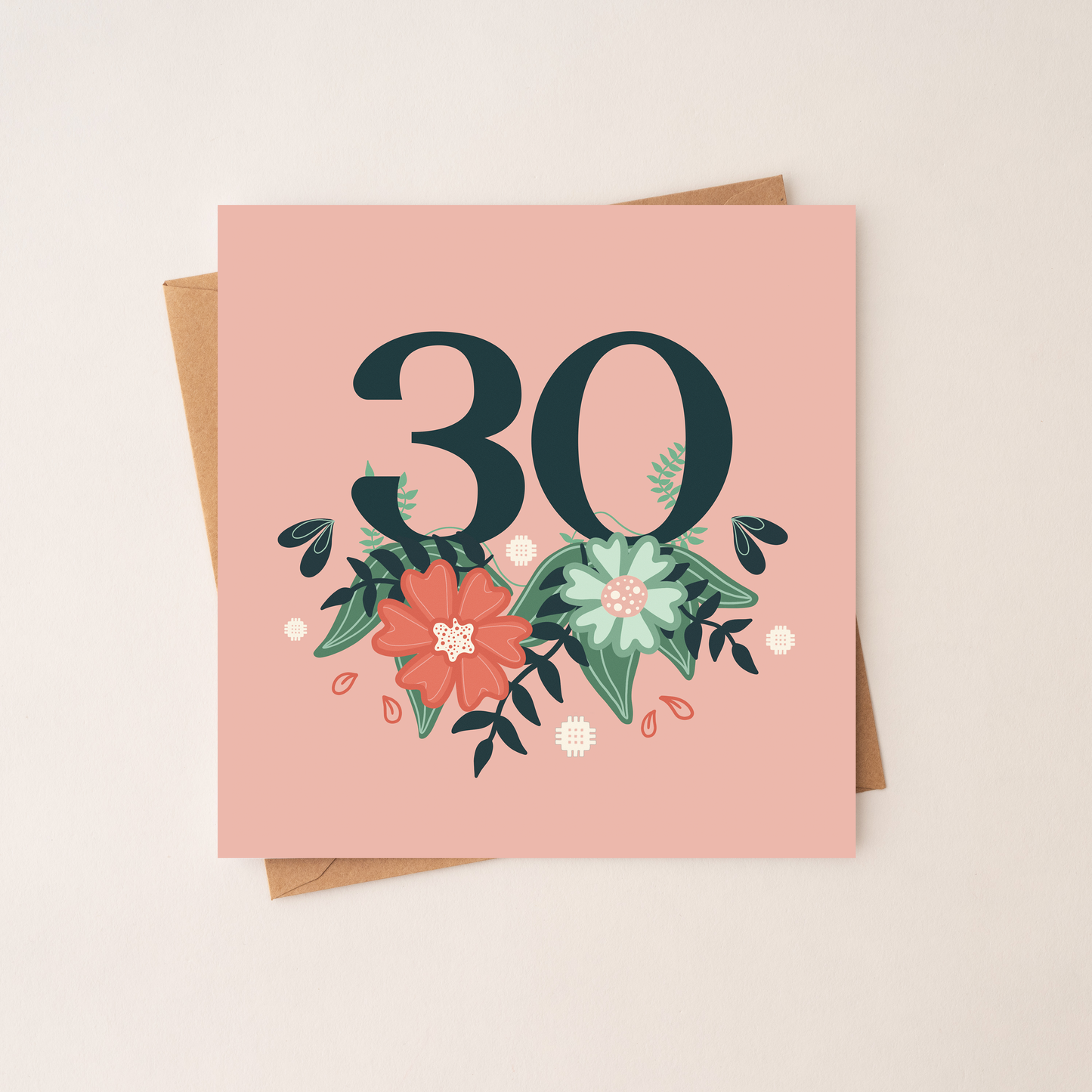 30 - Square Birthday Card