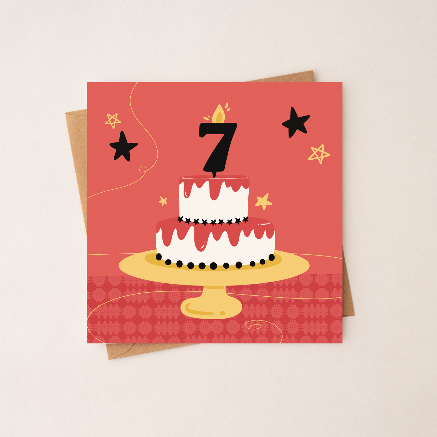 7 Age Boy Birthday Card