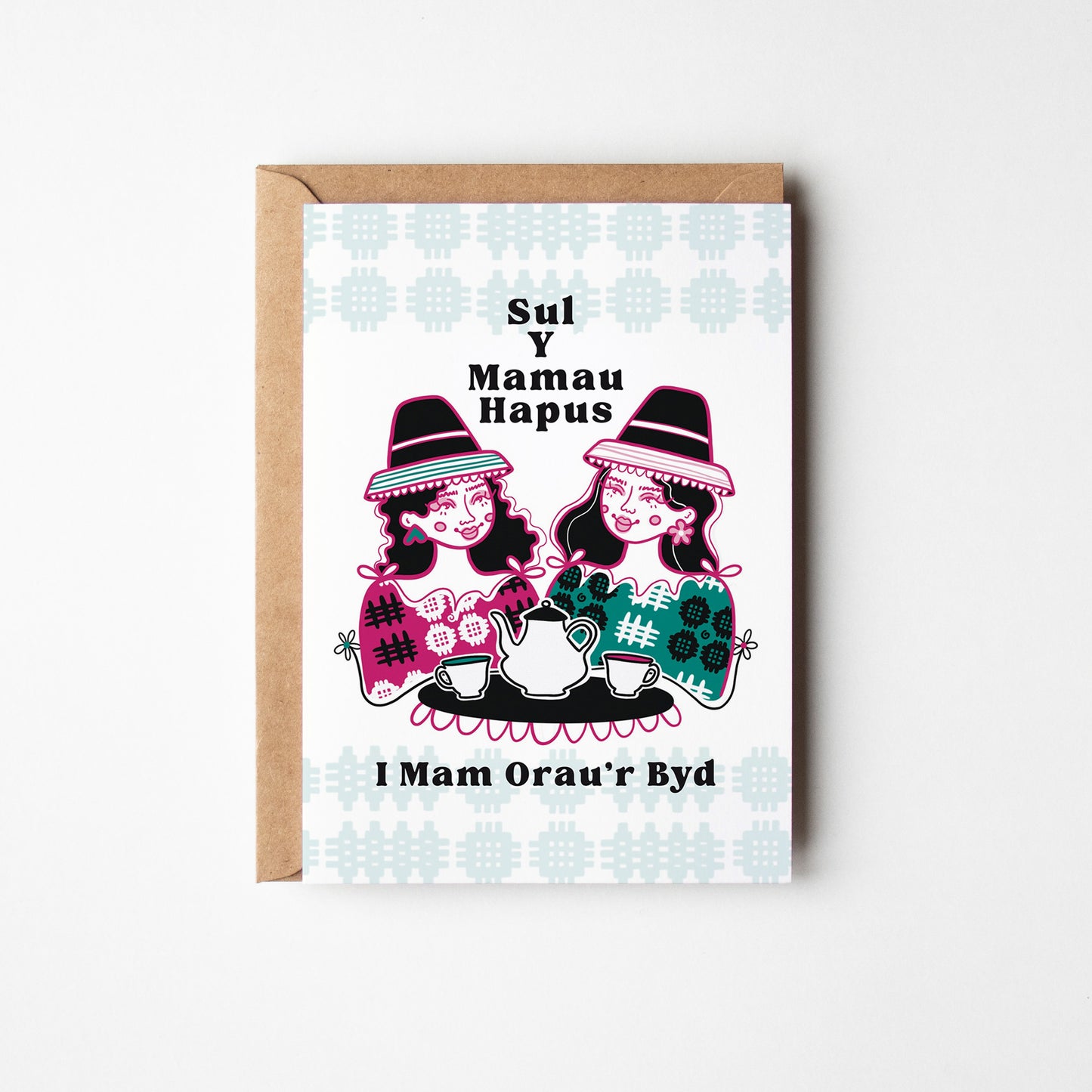 Sul Y Mamau - Welsh Ladies Paned A6 Card