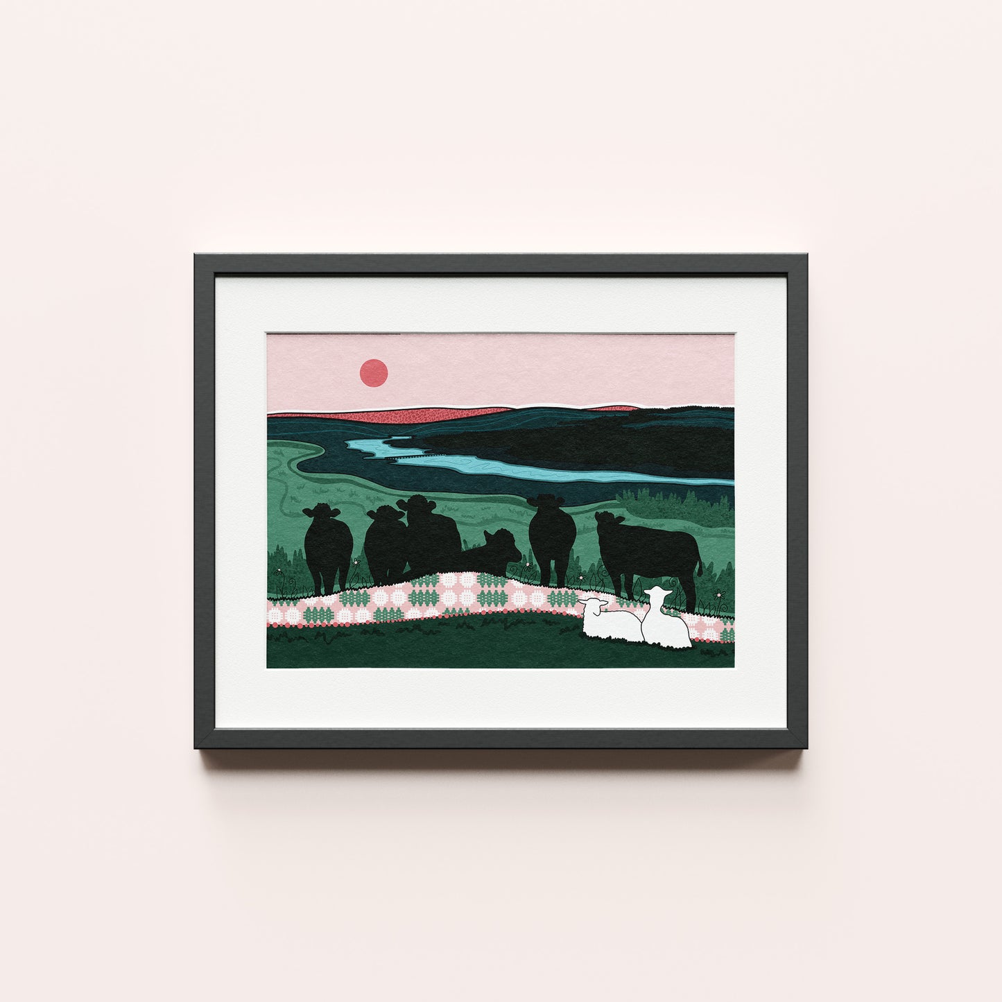 'Mynydd Hiraethog' Unframed Print