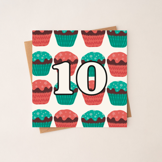 10 Age Boy Birthday Card