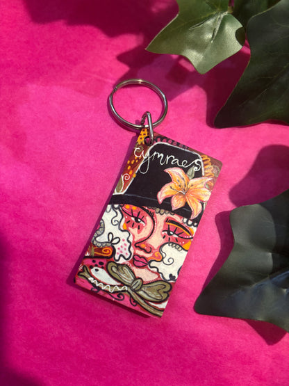 Lili Binc Welsh Lady Keyring
