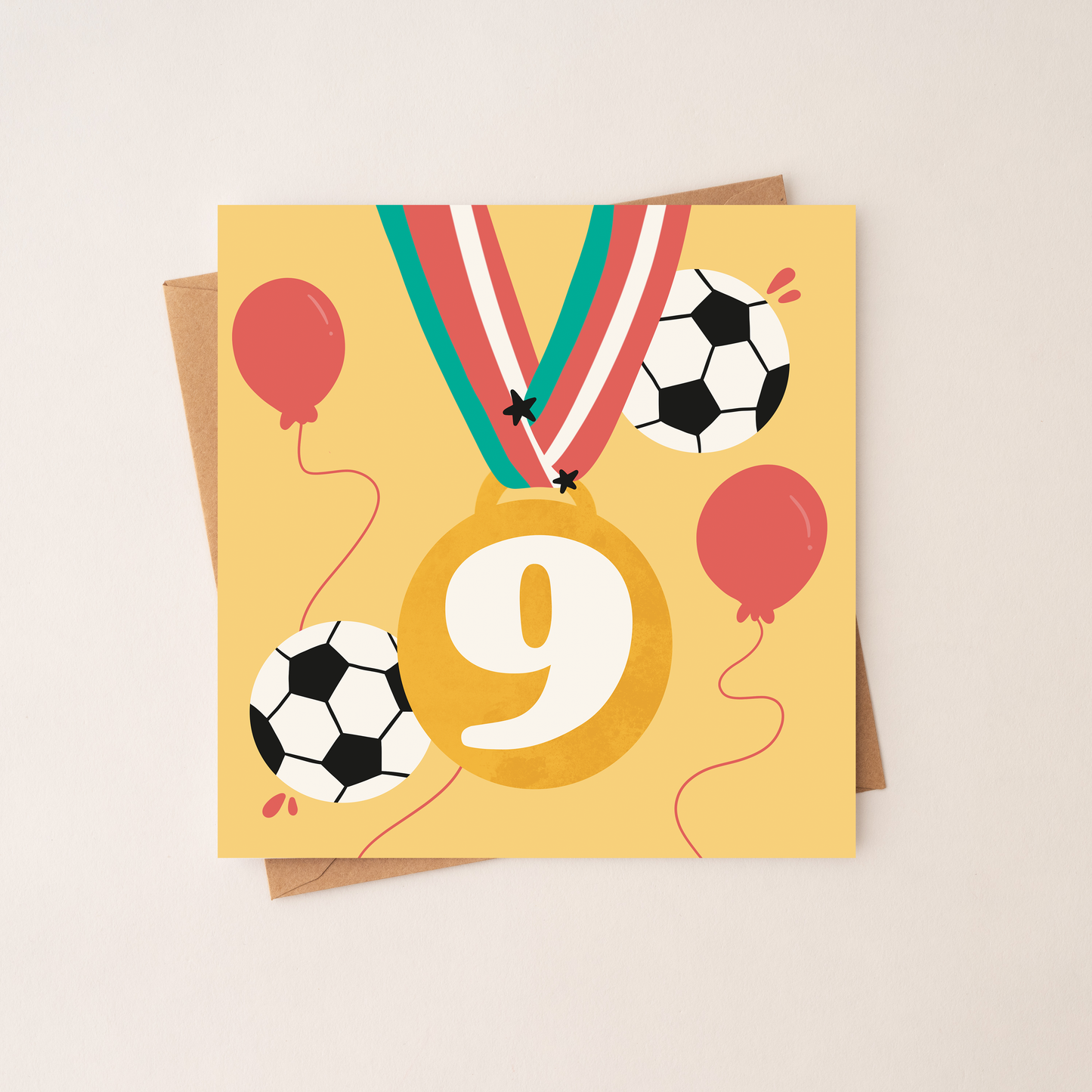 9 Age Boy Birthday Card