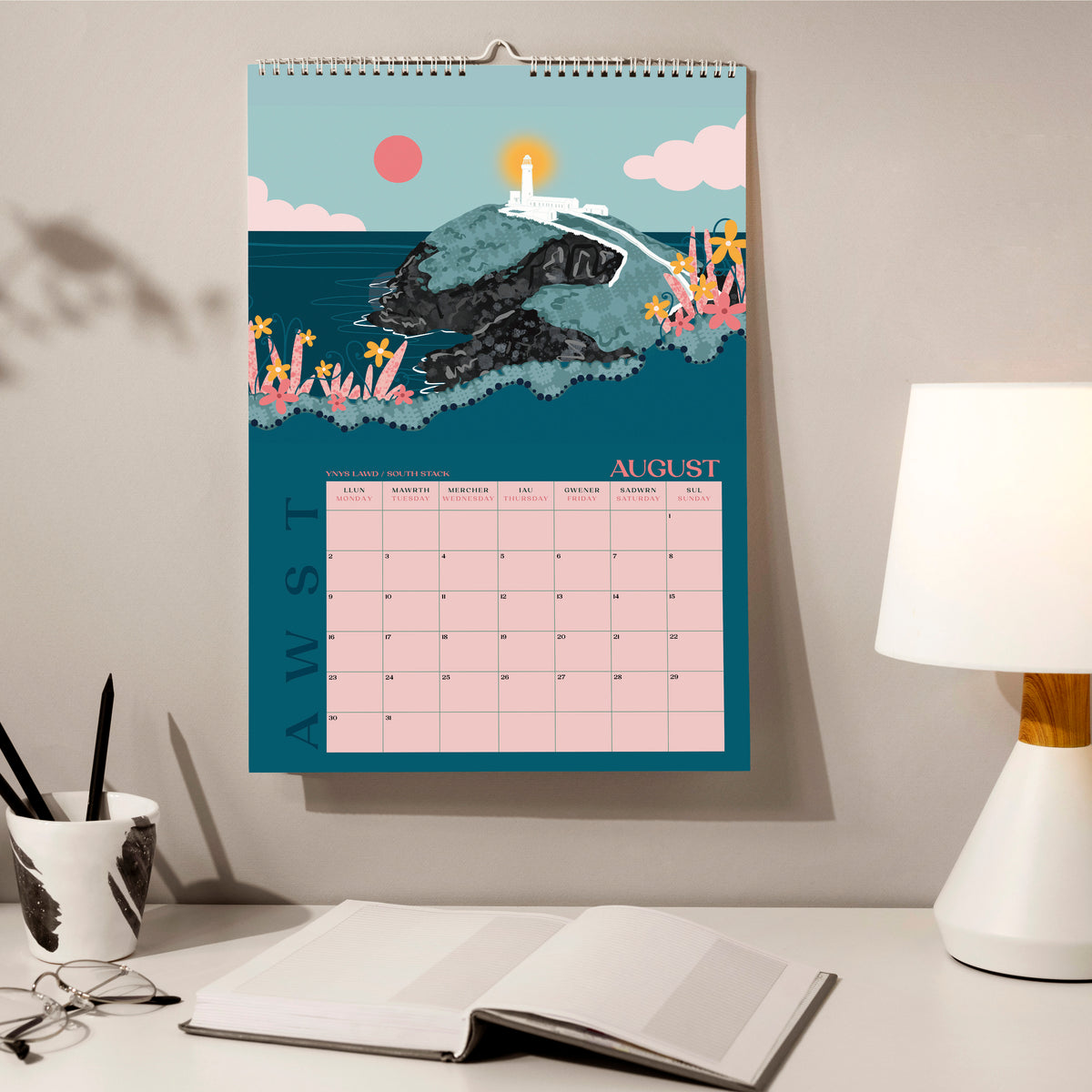 PRE ORDER - Limited Edition Whimsy Welsh 2027 A3 Wall Calendar