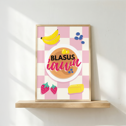'Blasus Iawn' - UNFRAMED art print