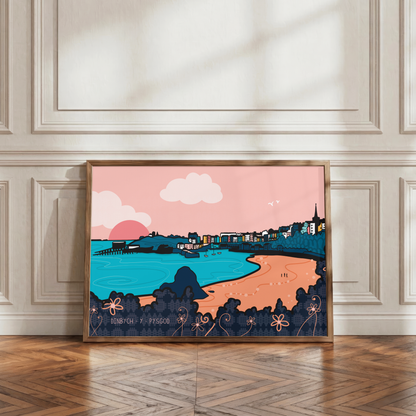 Dinbych Y Pysgod (Tenby) - Unframed Print