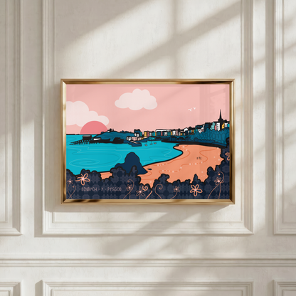 Dinbych Y Pysgod (Tenby) - Unframed Print