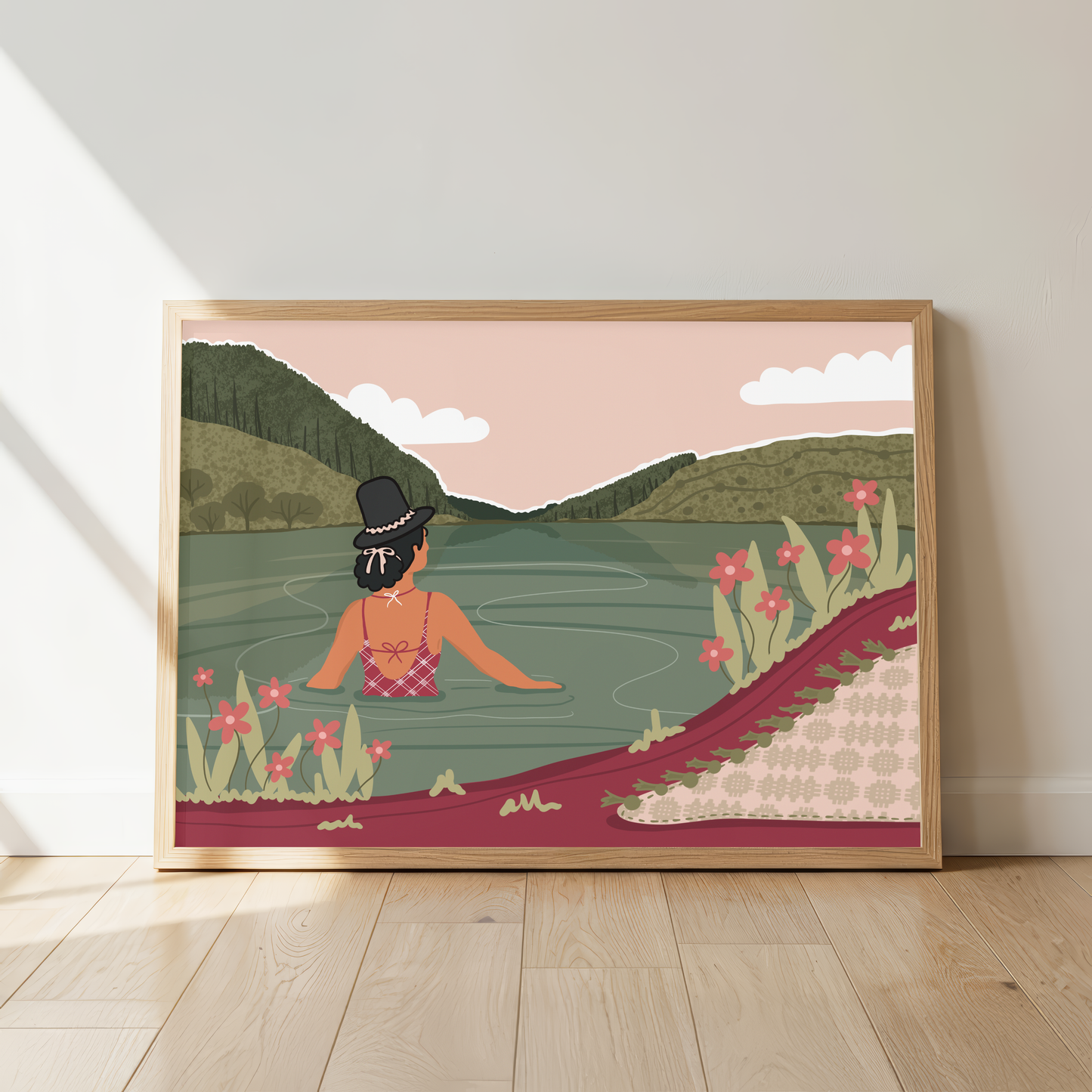 'Llyn Geirionydd' Unframed Print
