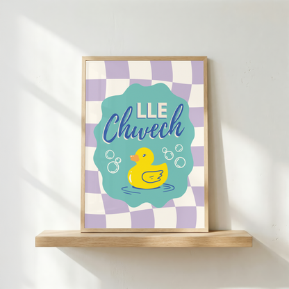 'Lle Chwech' -UNFRAMED art print