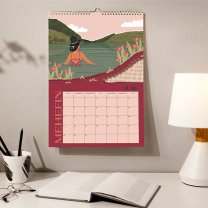 PRE ORDER - Limited Edition Whimsy Welsh 2027 A3 Wall Calendar