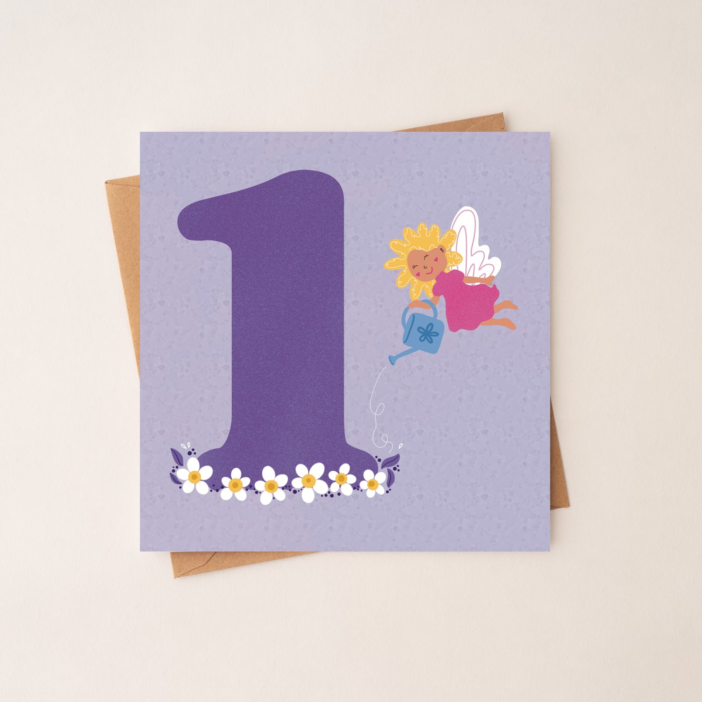 1 Age Girl Birthday Card