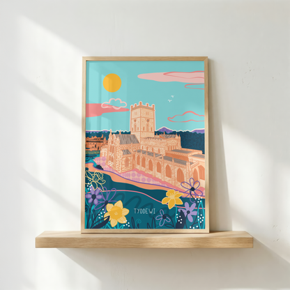 Tyddewi Unframed Print