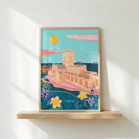 Tyddewi Unframed Print