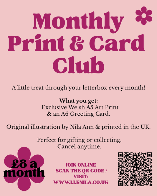 Print & Card Club - Monthly Subscription