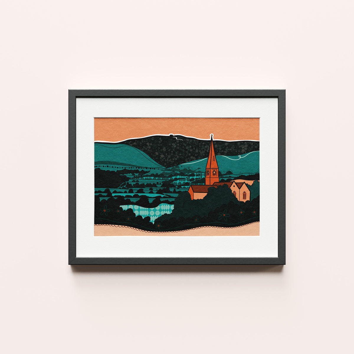 'Ruthin' Unframed Print – Lle Nila