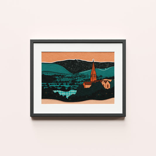'Ruthin' Unframed Print