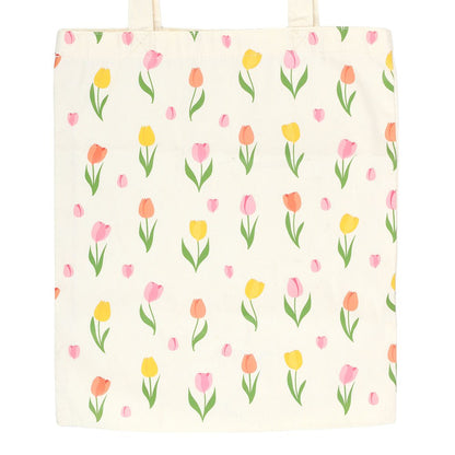 Tulip Print Tote Bag
