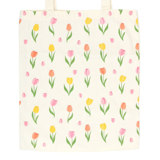 Tulip Print Tote Bag