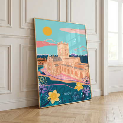 Tyddewi Unframed Print