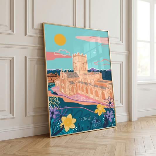 Tyddewi Unframed Print