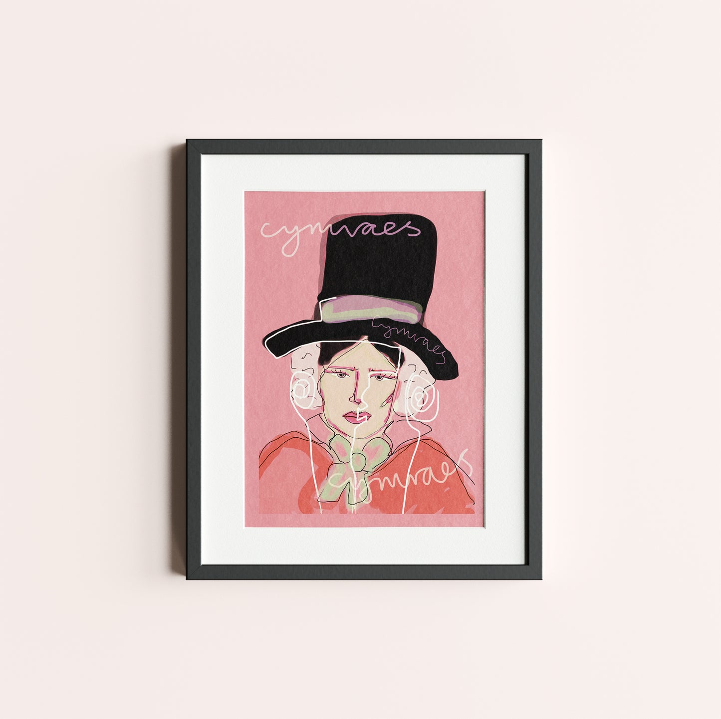 Cymraes - Unframed Print