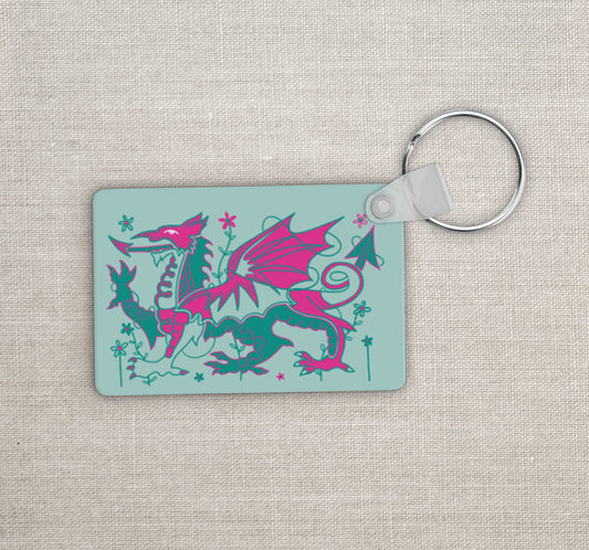 Dragon / 'Y Ddraig' Keyring - Lle Nila